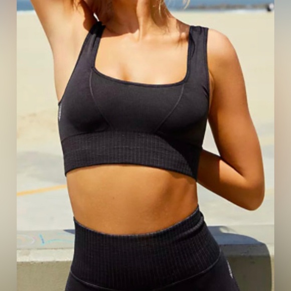 Free People Other - Free People Movement  square neck ribbed sports bra Sz XS/ S